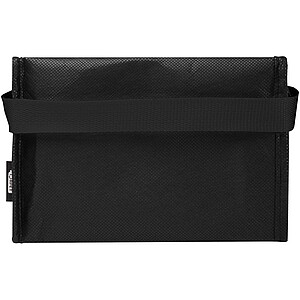 Spectrum 6-can recycled non-woven cooler bag 4L, solid black