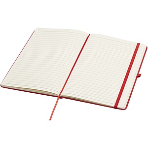 Spectrum Plus A5 hard cover notebook, red