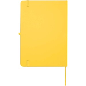 Spectrum Plus A5 hard cover notebook, yellow