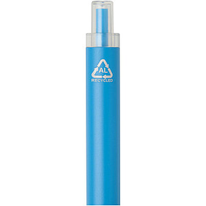 Spectrum recycled aluminium ballpoint pen (blue ink)