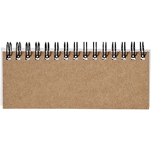 Spiral sticky note book, natural