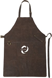 Split leather apron