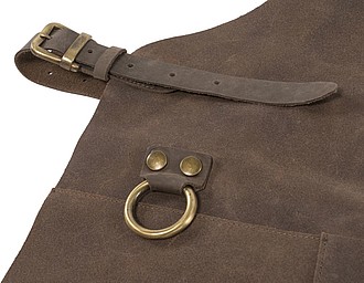 Split leather apron