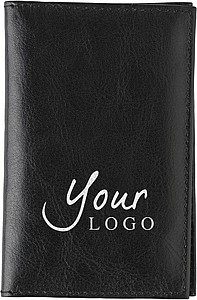 Split leather RFID (anti skimming) credit card wall