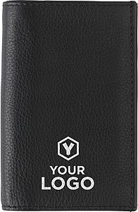Split leather RFID (anti skimming) credit card wall