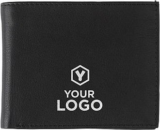 Split leather RFID (anti skimming) purse