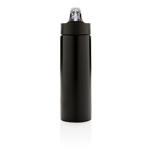 Sport bottle with straw,black