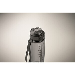 Sports bottle 700ml, transparent grey