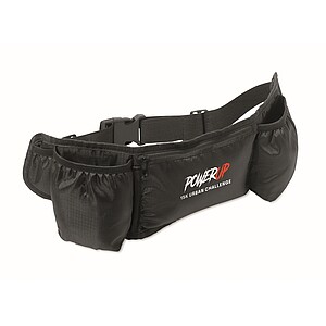 Sports waist bag 420D RPET, black