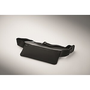 Sports waist bag 600D RPET, black