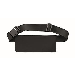 Sports waist bag 600D RPET, black