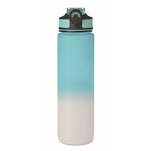 Sports water bottle RPET 1L, baby blue
