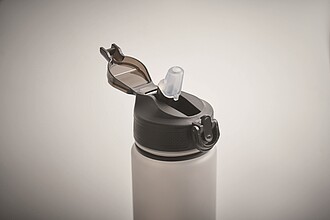 Sports water bottle RPET 1L, black