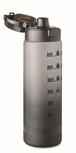 Sports water bottle RPET 1L, white