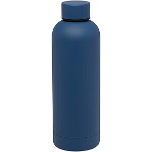 Spring 500 ml RCS certified recycled stainless steel copper vacuum insulated bottle, ocean blue
