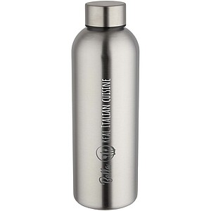 Spring 750 ml RCS recycled single wall stainless steel water bottle, stainless steel