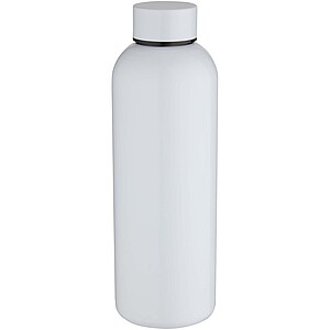 Spring 750 ml sublimation RCS recycled single wall stainless steel water bottle, white