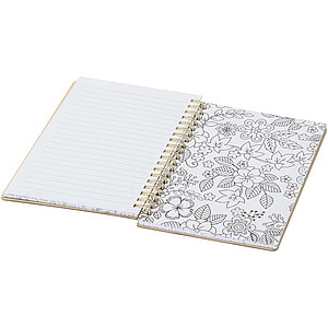 Squiggle B6 hard cover notebook and markers set