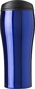 Stainless steel cup (450 ml) with PP interior and lid.