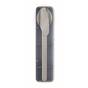 Stainless steel cutlery set, petrol