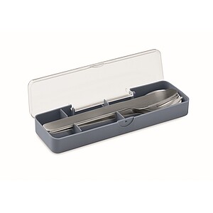 Stainless steel cutlery set, petrol