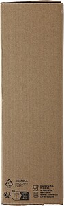 Stainless steel double walled bottle (800 ml), white