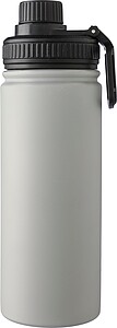 Stainless steel double-walled drinking bottle 500 ml Chad, grey