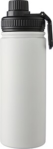 Stainless steel double-walled drinking bottle 500 ml Chad, white