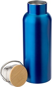 Stainless steel double-walled drinking bottle