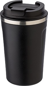 Stainless steel double-walled mug