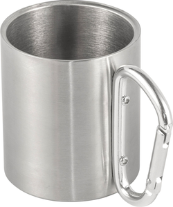Stainless steel, double walled travel mug (200 ml)