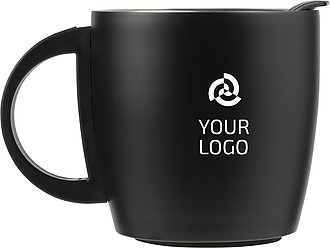 Stainless steel, double walled travel mug (350 ml)