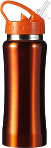 Stainless steel drinking bottleOrange