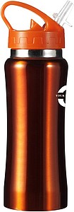 Stainless steel drinking bottleOrange