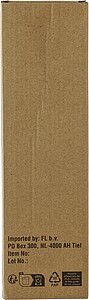 Stainless steel flask 400 ml Bernard, brown