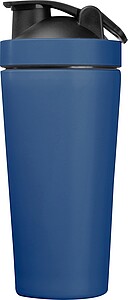 Stainless steel protein shaker, 750 ml, navy heather