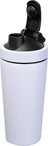 Stainless steel protein shaker, 750 ml, white