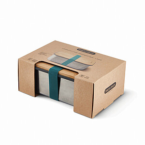 Stainless Steel Sandwich Box Large, turquoise