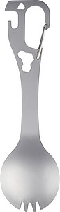 Stainless steel spork Noe, silver