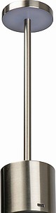 Stainless steel table lamp with rechargeable battery