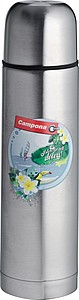 Stainless steel thermal flask, grey