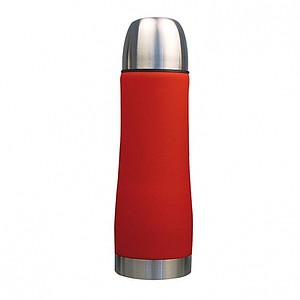 Stainless steel thermal flask, red