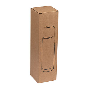 Stainless steel thermal flask, red