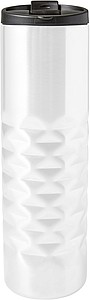 Stainless steel thermos mug (460ml).