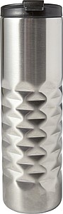 Stainless steel thermos mug (460ml).
