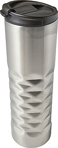 Stainless steel thermos mug (460ml).