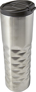 Stainless steel thermos mug (460ml).