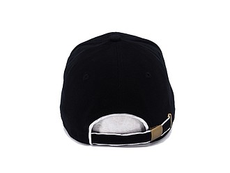 STAN six panel cap, black