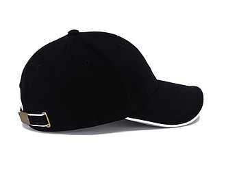 STAN six panel cap, black