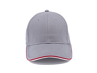 STAN six panel cap, grey